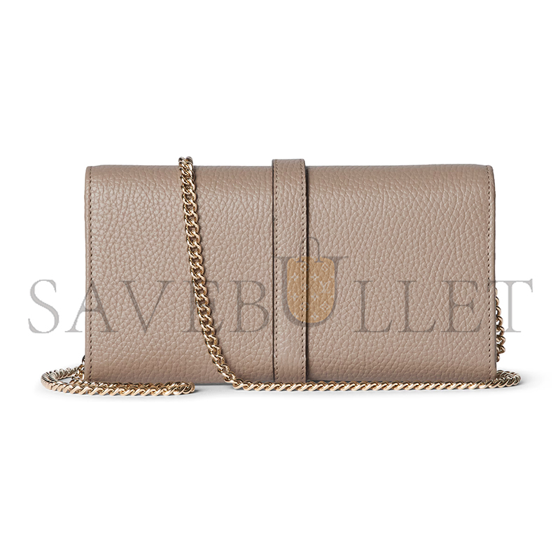 GUCCI  JACKIE 1961 WALLET ON CHAIN 652681 (19*10*3.5cm)